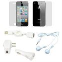 Get an iPhone 4 Dual-Sided Screen Protector Set (Matte) with 3-in-1 Charger (USB, Wall, Car), Plus BONUS Earphones w/ Mic for $7.99 at Buy.com, a $4 Savings!